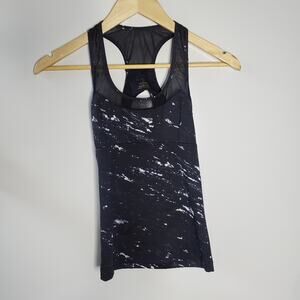 Varley Vidora Vest Tank Mesh and Patterned Compression tank  top New with tags